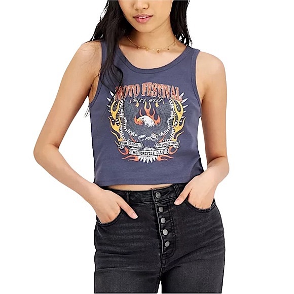 Grayson Threads Tank Top Black Label Sleeveless T-Shirt Moto New with Tags Sz XL - Picture 6 of 16